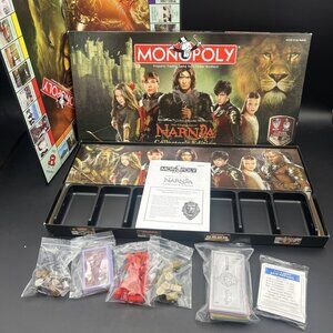 Monopoly The Chronicles of Narnia 2008 Collector's Edition Board Game - READ